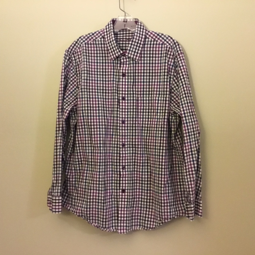 Checked dress shirt